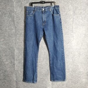 Levi Strauss 517 Bootcut Jeans Mens 36x32 Dark Wash Denim Classic Casual Pants